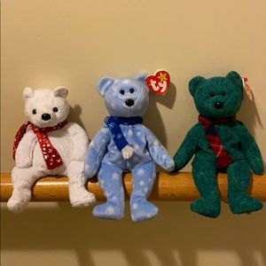 Ty Beanie babies bears. Bundle of 3